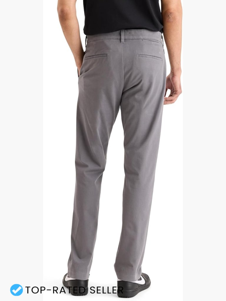 Slim Fit Chino Pants Stretch Comfort Casual Modern Classic Menswear